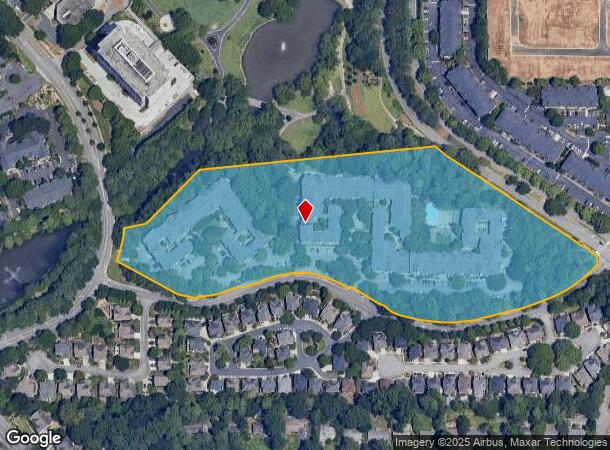 2124 Gables Dr Ne, Brookhaven, GA Parcel Map
