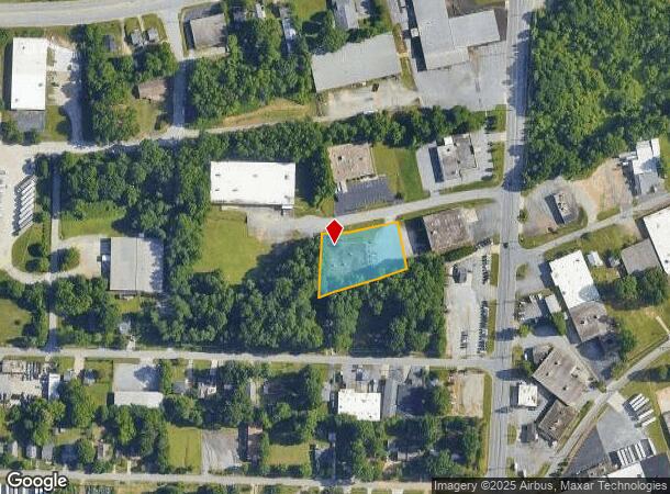  1407 Danmar Ave, High Point, NC Parcel Map