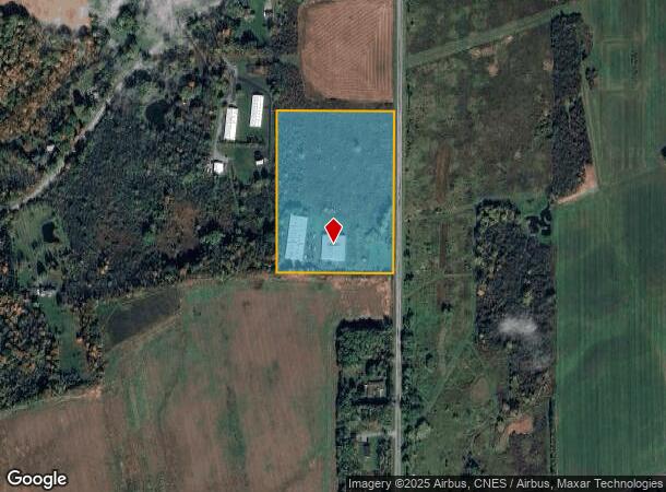 2390 Steele Rd, Bloomfield, NY Parcel Map