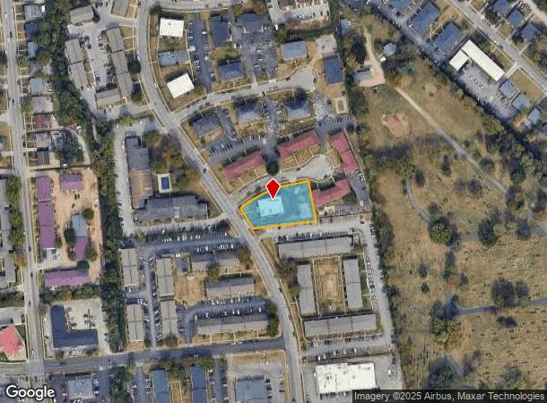  1302 Village Dr, Lexington, KY Parcel Map