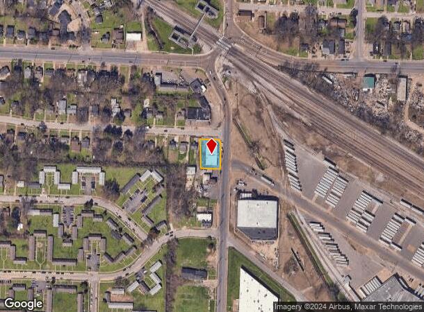  1717 Castalia St, Memphis, TN Parcel Map