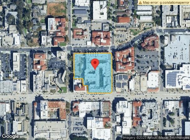  621 E Colorado Blvd, Pasadena, CA Parcel Map