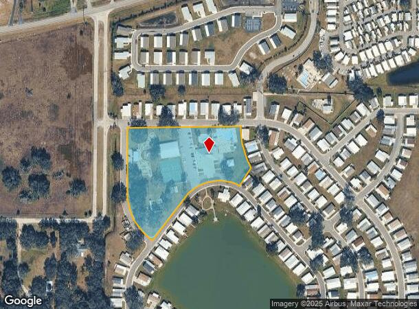 6360 Spring Lake Cir, Zephyrhills, FL Parcel Map