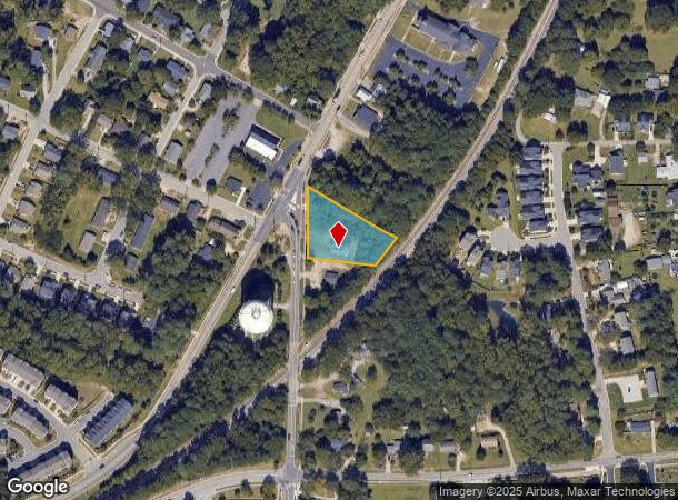 615 Tingen Rd, Apex, NC Parcel Map