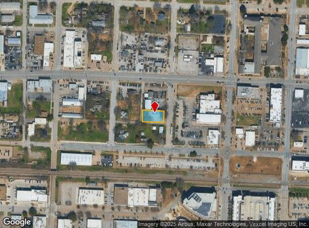  206 N Pecan St, Arlington, TX Parcel Map