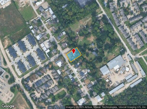 15518 Silver Ridge Dr, Houston, TX Parcel Map