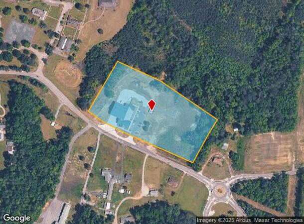  6612 Hickory Rd, South Chesterfield, VA Parcel Map