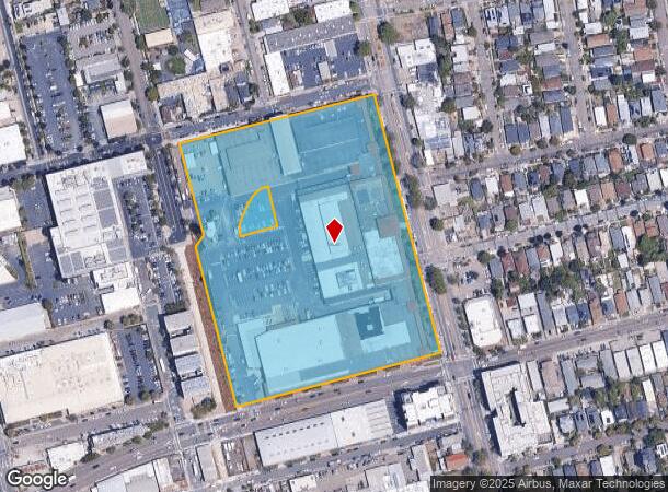 1099 Ashby Ave, Berkeley, CA Parcel Map