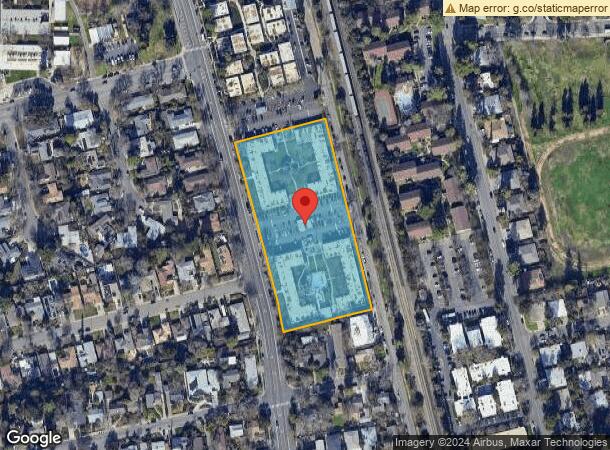  1124 F St, Davis, CA Parcel Map