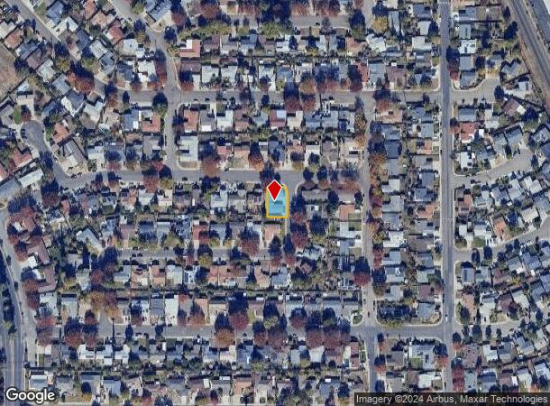  429 Vincente Way, Stockton, CA Parcel Map