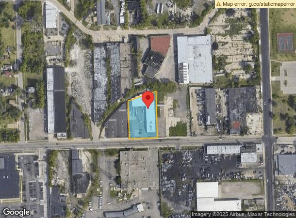  12800 Lyndon St, Detroit, MI Parcel Map