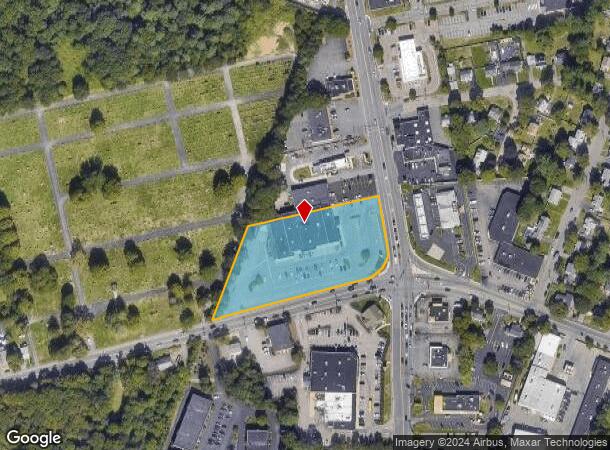  1025 Central St, Stoughton, MA Parcel Map