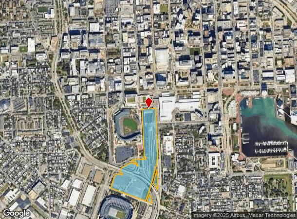 301 W Camden St, Baltimore, MD Parcel Map