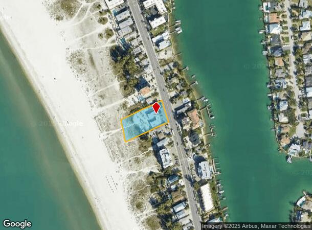 10164 Gulf Blvd, Treasure Island, FL Parcel Map