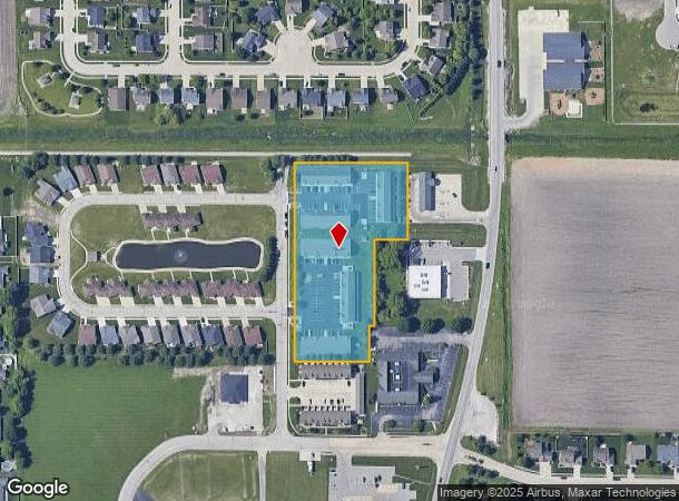  710 Fountain View Dr, Mascoutah, IL Parcel Map