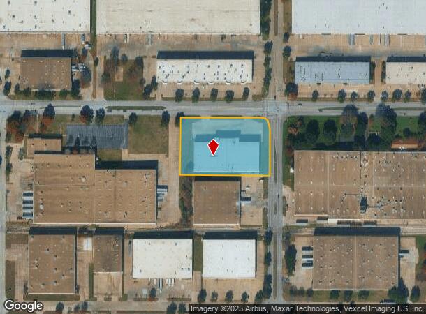  1122 W Carrier Pkwy, Grand Prairie, TX Parcel Map