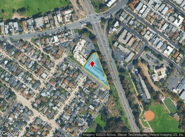  4464 Castelar St, San Diego, CA Parcel Map