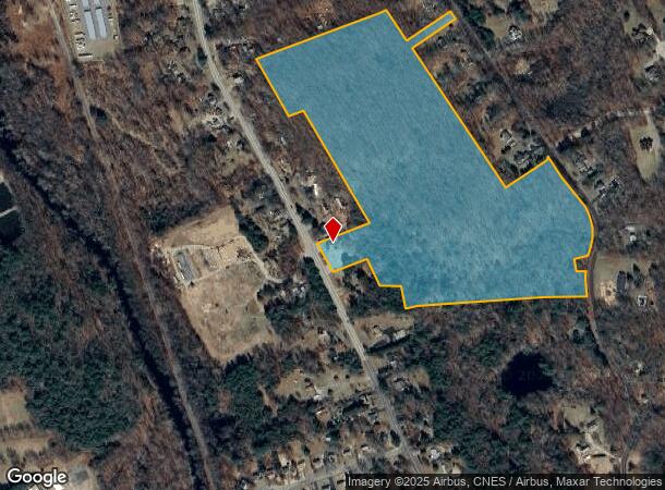 452 Stafford Rd, Mansfield Center, CT Parcel Map