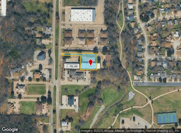  2623 Matlock Rd, Arlington, TX Parcel Map
