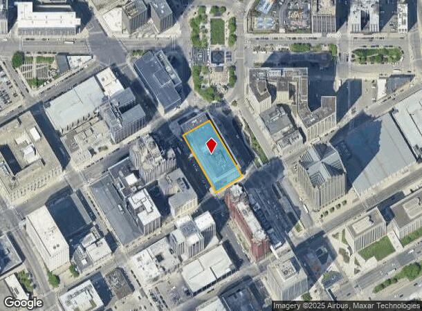  611 Woodward Ave, Detroit, MI Parcel Map