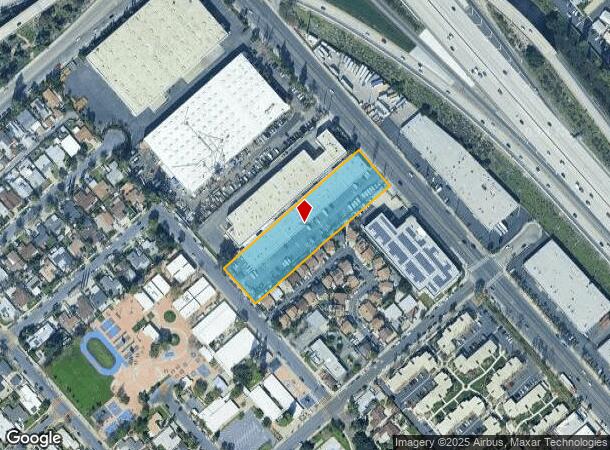  12410 Foothill Blvd, Sylmar, CA Parcel Map