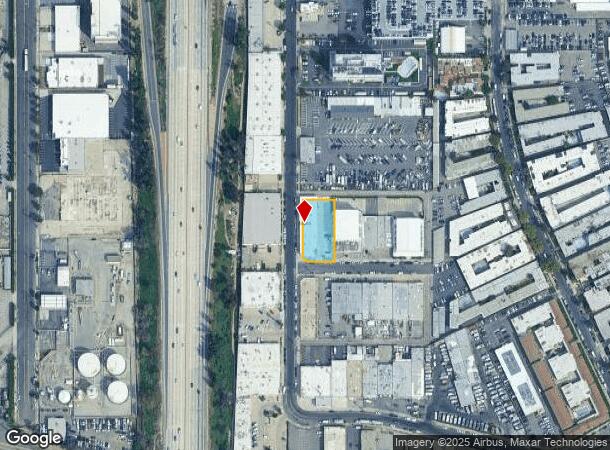  8150 Orion Ave, Van Nuys, CA Parcel Map