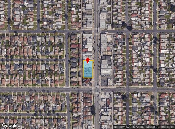  9137 S Western Ave, Los Angeles, CA Parcel Map