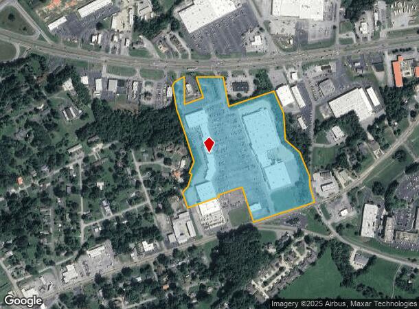  1317 Tusculum Blvd, Greeneville, TN Parcel Map