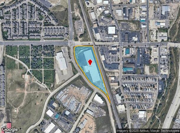  702 Prairie Hawk Dr, Castle Rock, CO Parcel Map