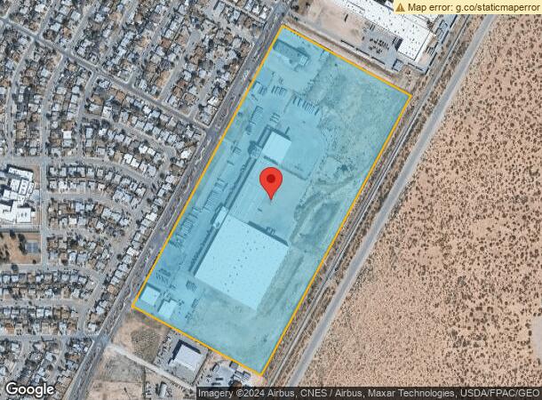  9730 Railroad Dr, El Paso, TX Parcel Map