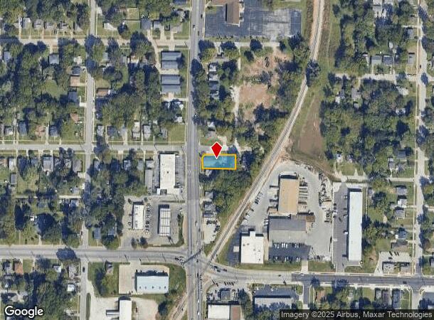  1544 N National Ave, Springfield, MO Parcel Map