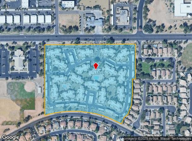 1333 W Guadalupe Rd, Gilbert, AZ Parcel Map