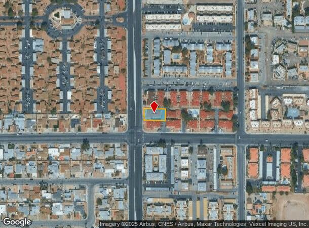  1254 E Hacienda Ave, Las Vegas, NV Parcel Map