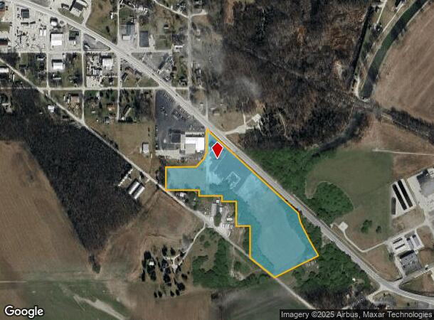  1576 W Us Highway 421, Delphi, IN Parcel Map