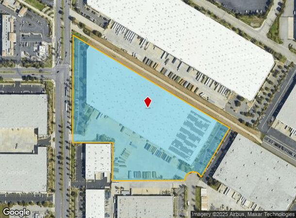  7551 Cherry Ave, Fontana, CA Parcel Map