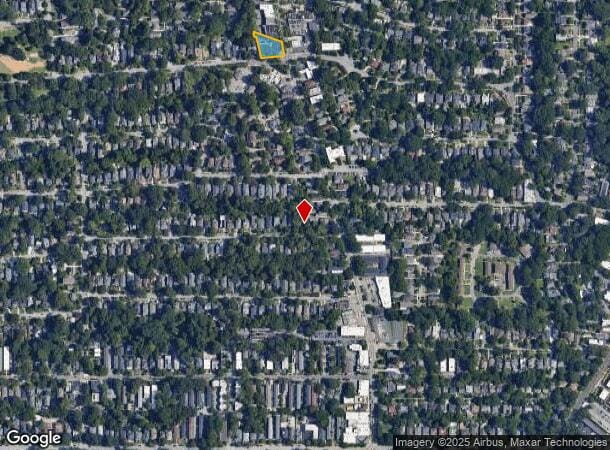  1024 Highland Vw Ne, Atlanta, GA Parcel Map