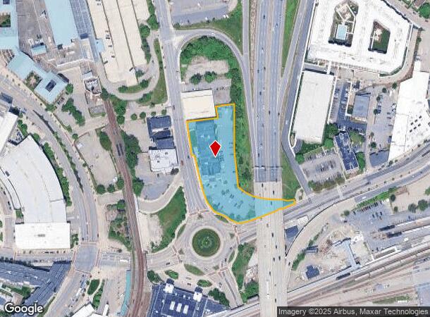  1 Washington Sq, Worcester, MA Parcel Map