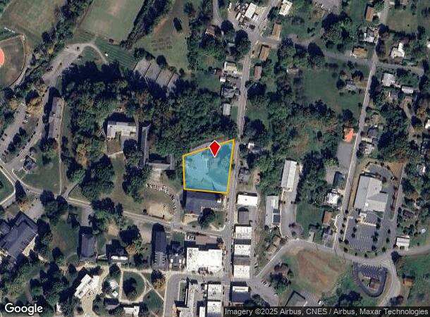  105 N Main St, Mars Hill, NC Parcel Map