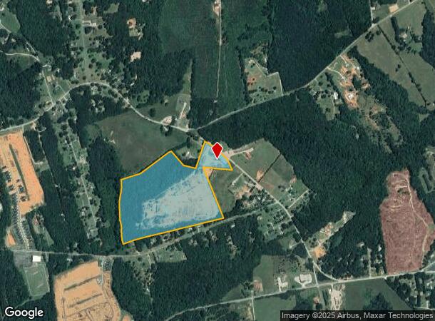  1850 E Georgia Rd, Woodruff, SC Parcel Map