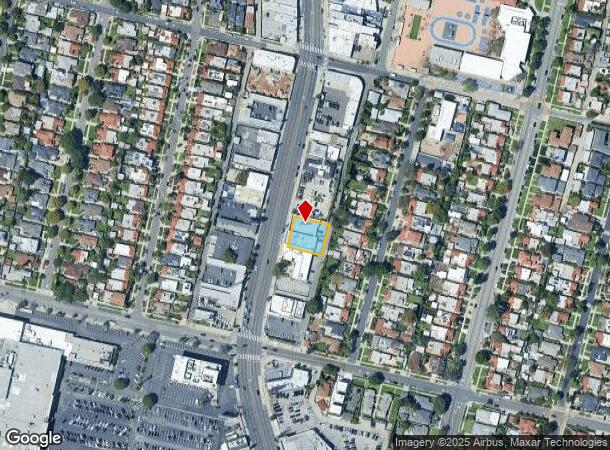 1750 S La Cienega Blvd, Los Angeles, CA Parcel Map