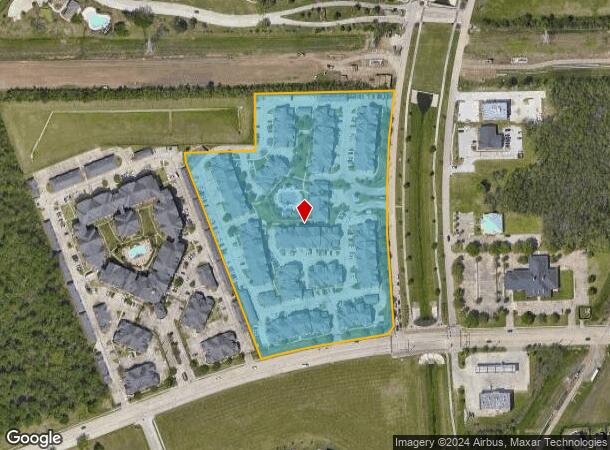  3717 Emmett Hutto Blvd, Baytown, TX Parcel Map