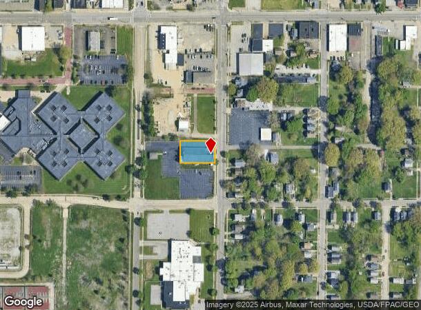  834 Grant St, Akron, OH Parcel Map