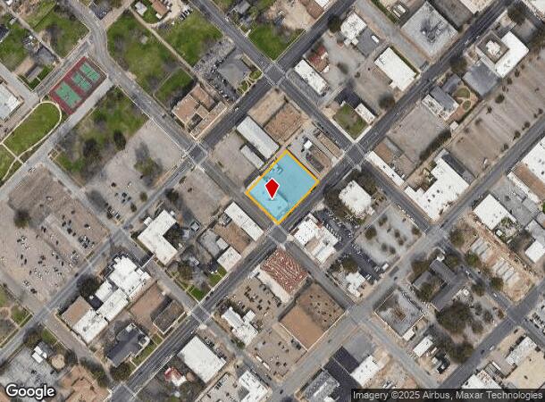 1125 Washington Ave, Waco, TX Parcel Map