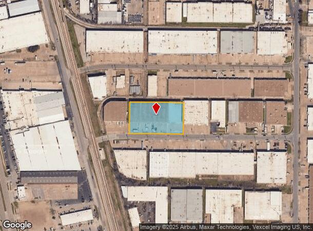 2837 Anode Ln, Dallas, TX Parcel Map