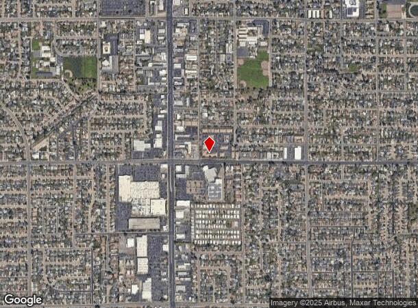  1750 W Walnut Ave, Visalia, CA Parcel Map