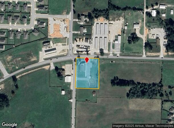  2103 Slack St, Pea Ridge, AR Parcel Map