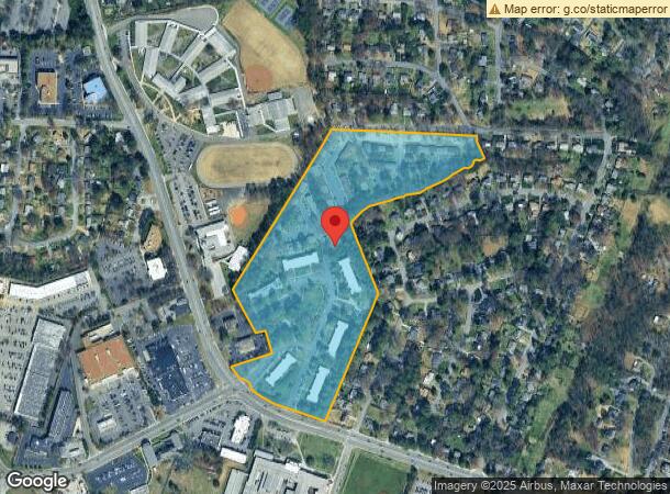  8802 Three Chopt Rd, Henrico, VA Parcel Map