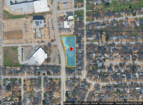 1810 Brown Trl, Bedford, TX Parcel Map