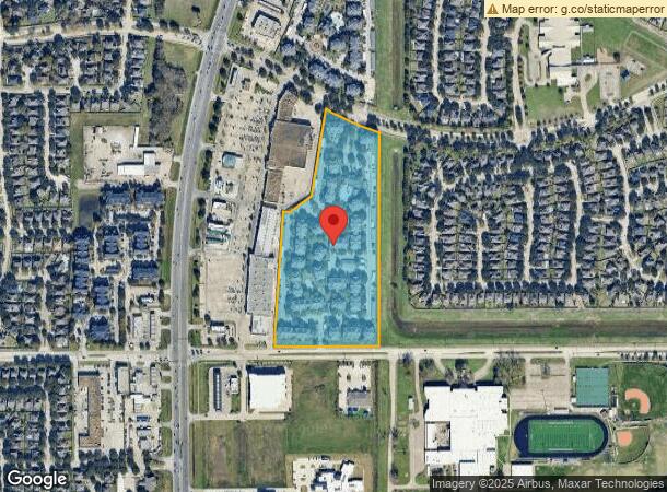  15015 W Airport Blvd, Sugar Land, TX Parcel Map