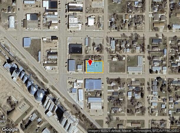  137 3Rd St Ne, Garrison, ND Parcel Map